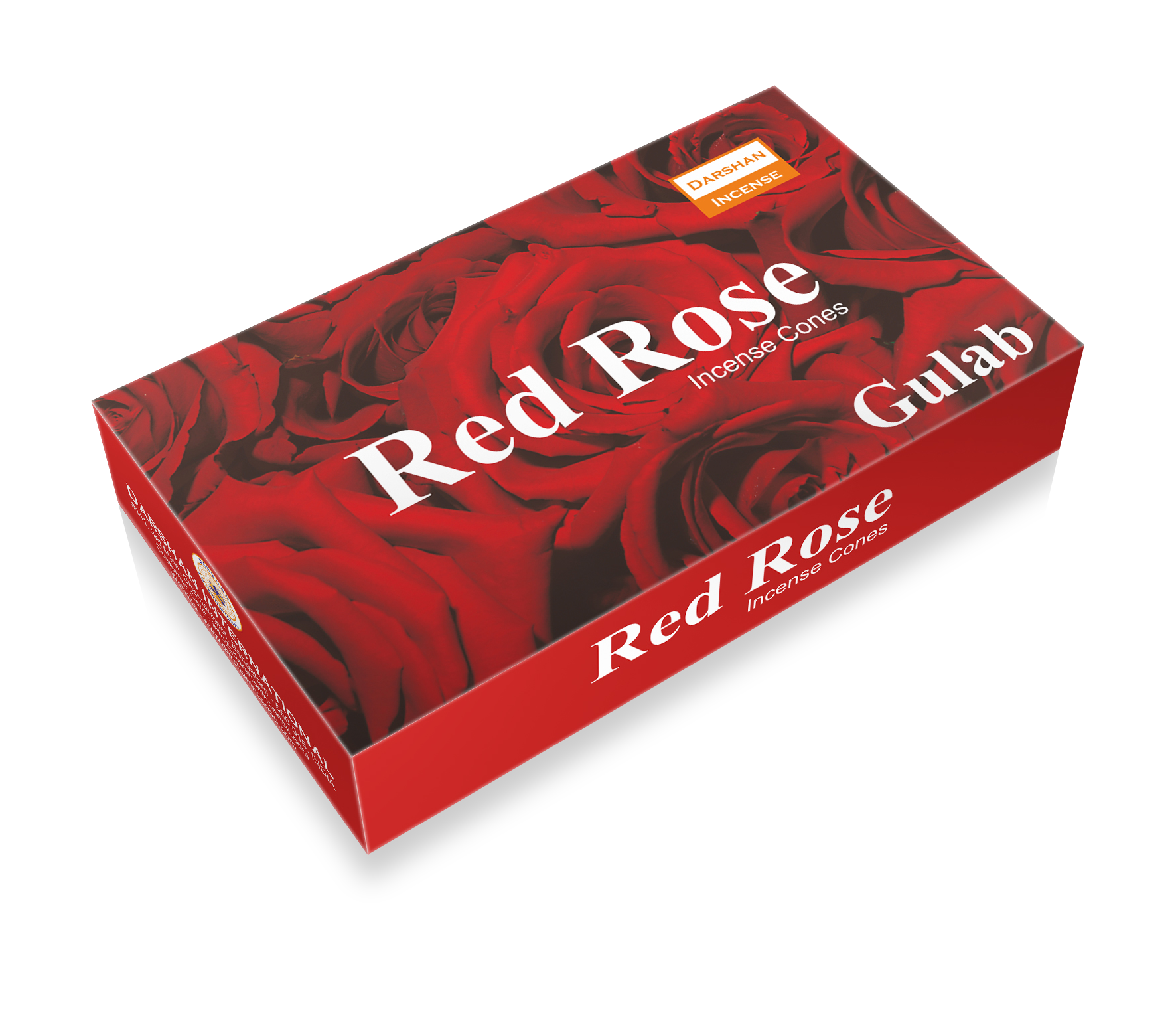 Darshan Red Rose Incense Cones